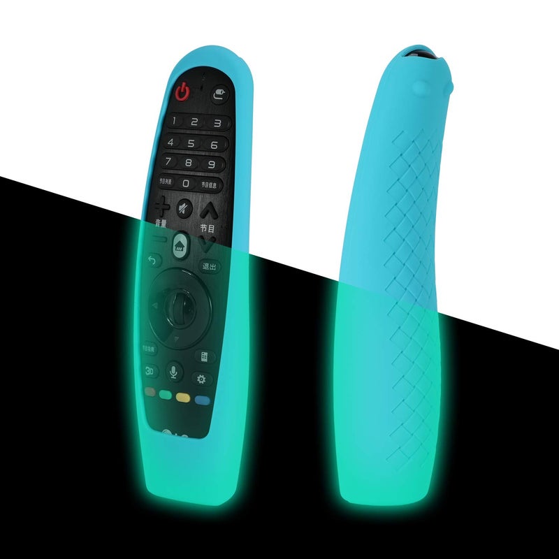 Akwox Case for LG AN-MR600 AN-MR650 AN-MR18BA Magic Remote, Nightglow Blue - Image 1